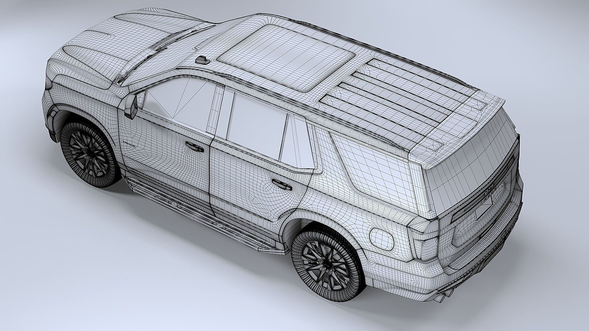 2022 Chevrolet Tahoe LT 3D model_35