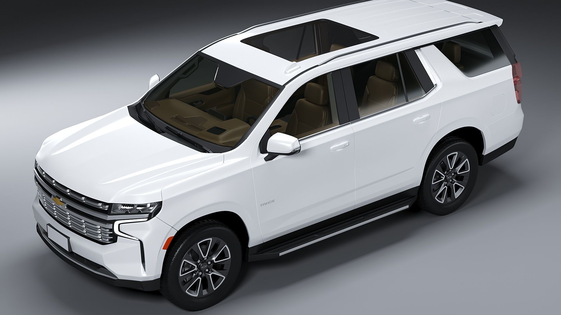 2022 Chevrolet Tahoe LT 3D model_4