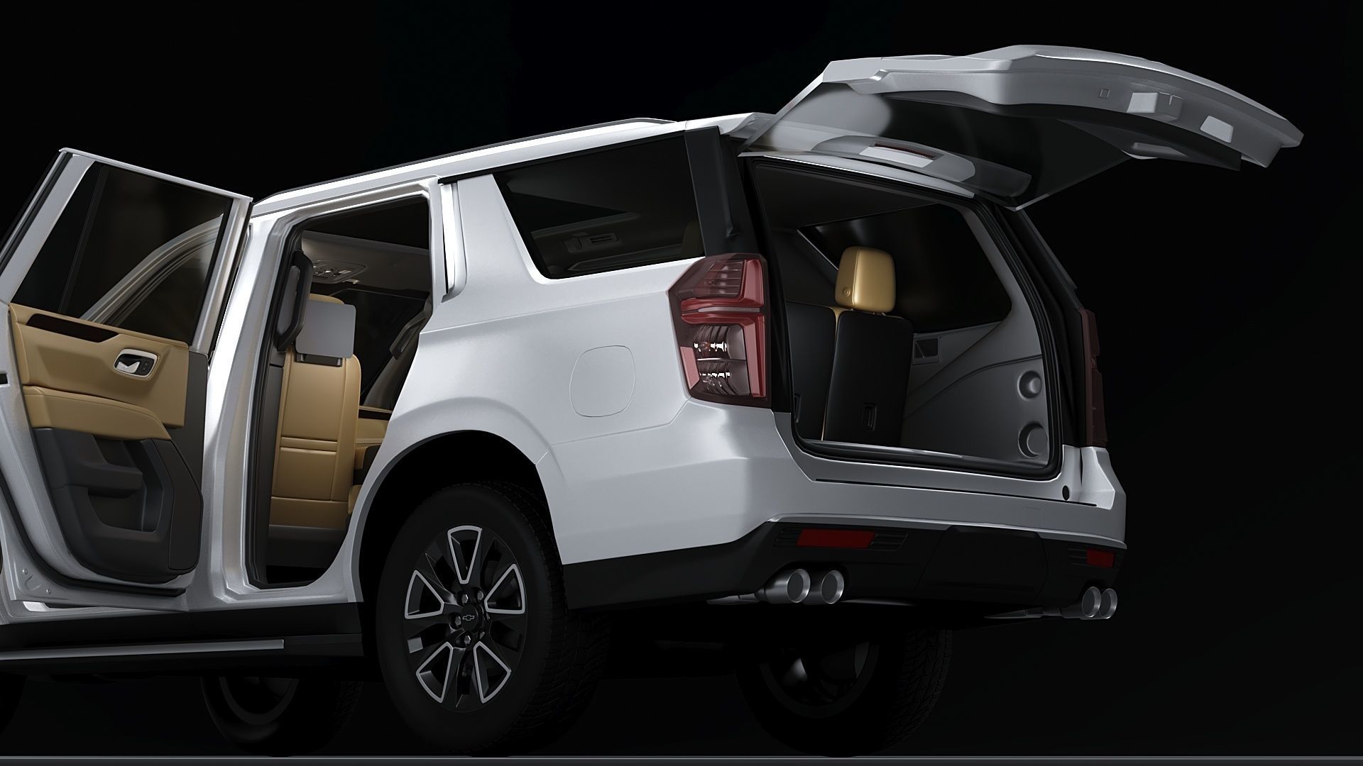 2022 Chevrolet Tahoe LT 3D model_16