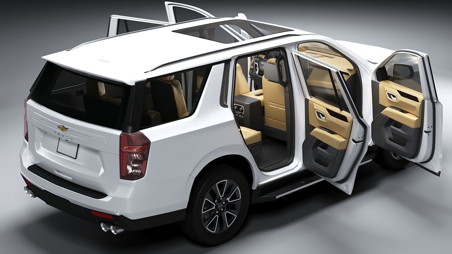 2022 Chevrolet Tahoe LT 3D model_14