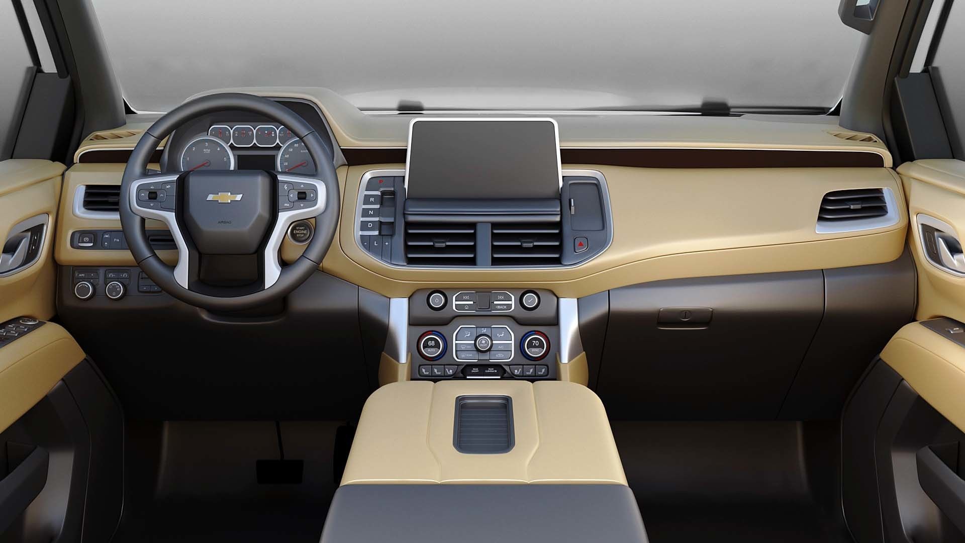 2022 Chevrolet Tahoe LT 3D model_17