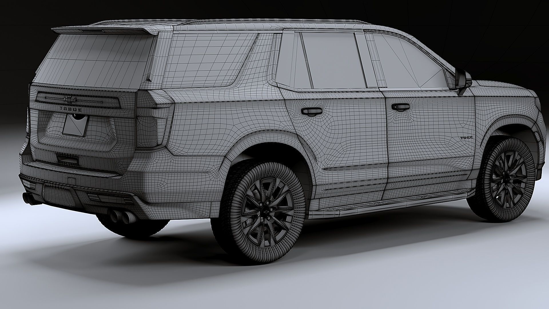2022 Chevrolet Tahoe LT 3D model_33