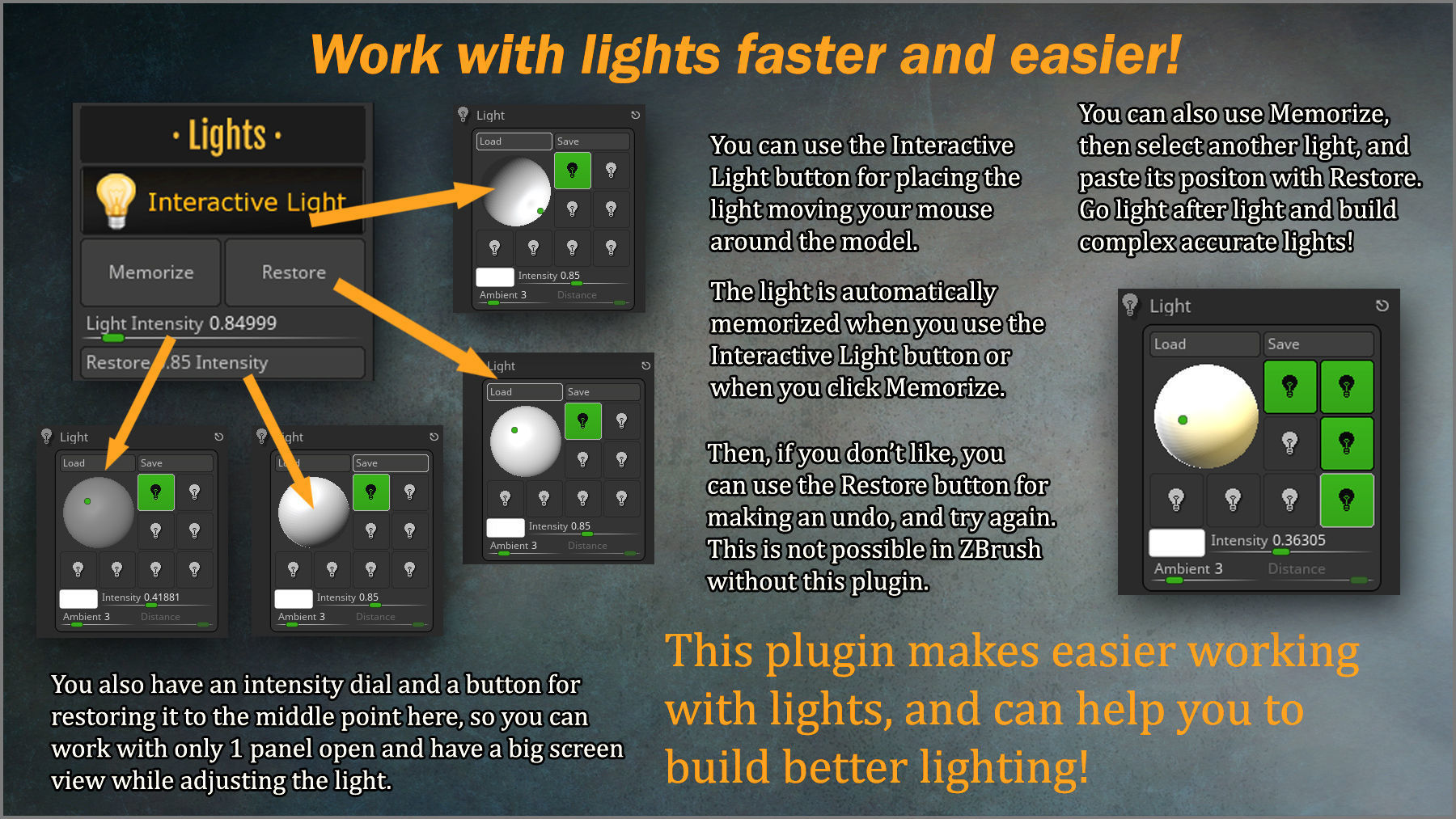 Power Camera ZBrush Plugin 3D model_5