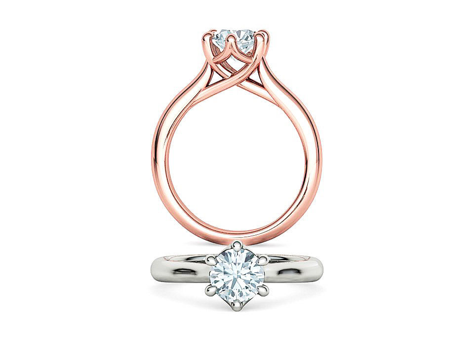 Trellis Solitaire Rings Collection 60 pointer and 1 ct stones  _34