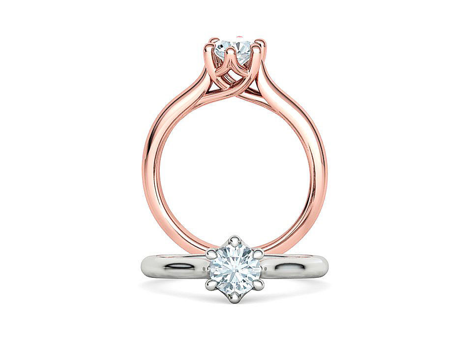 Trellis Solitaire Rings Collection 60 pointer and 1 ct stones  _15