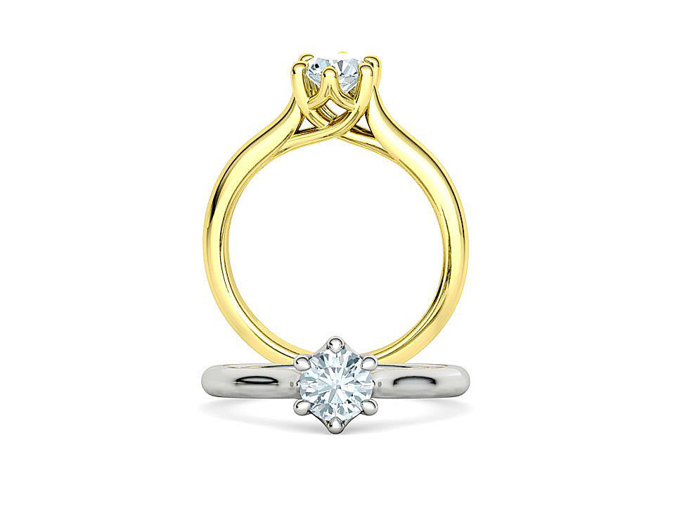 Trellis Solitaire Rings Collection 60 pointer and 1 ct stones  _14