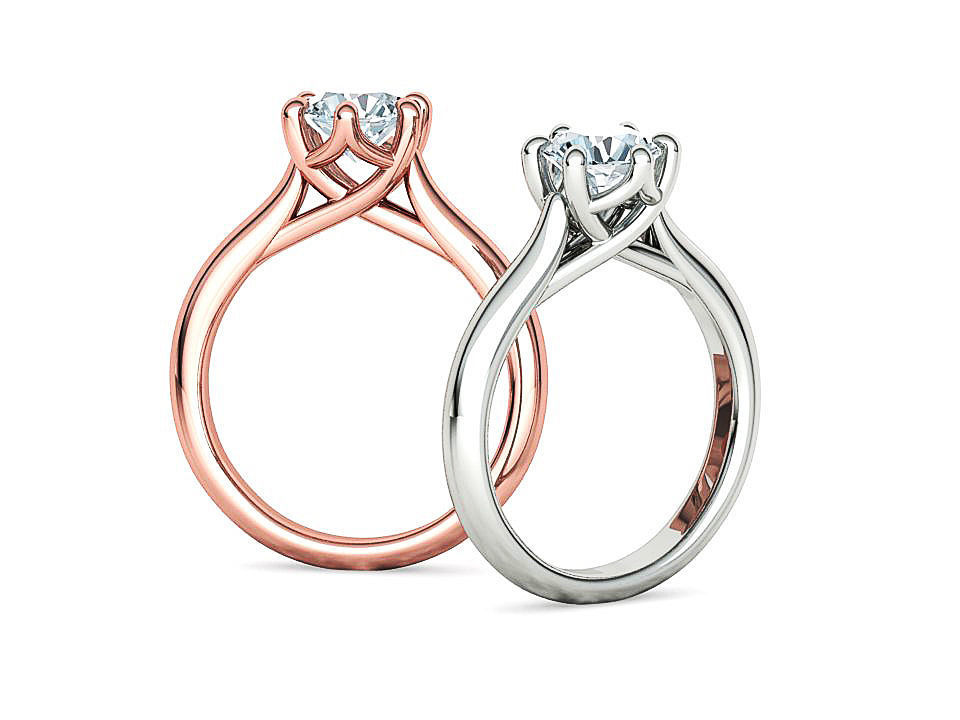 Trellis Solitaire Rings Collection 60 pointer and 1 ct stones  _33