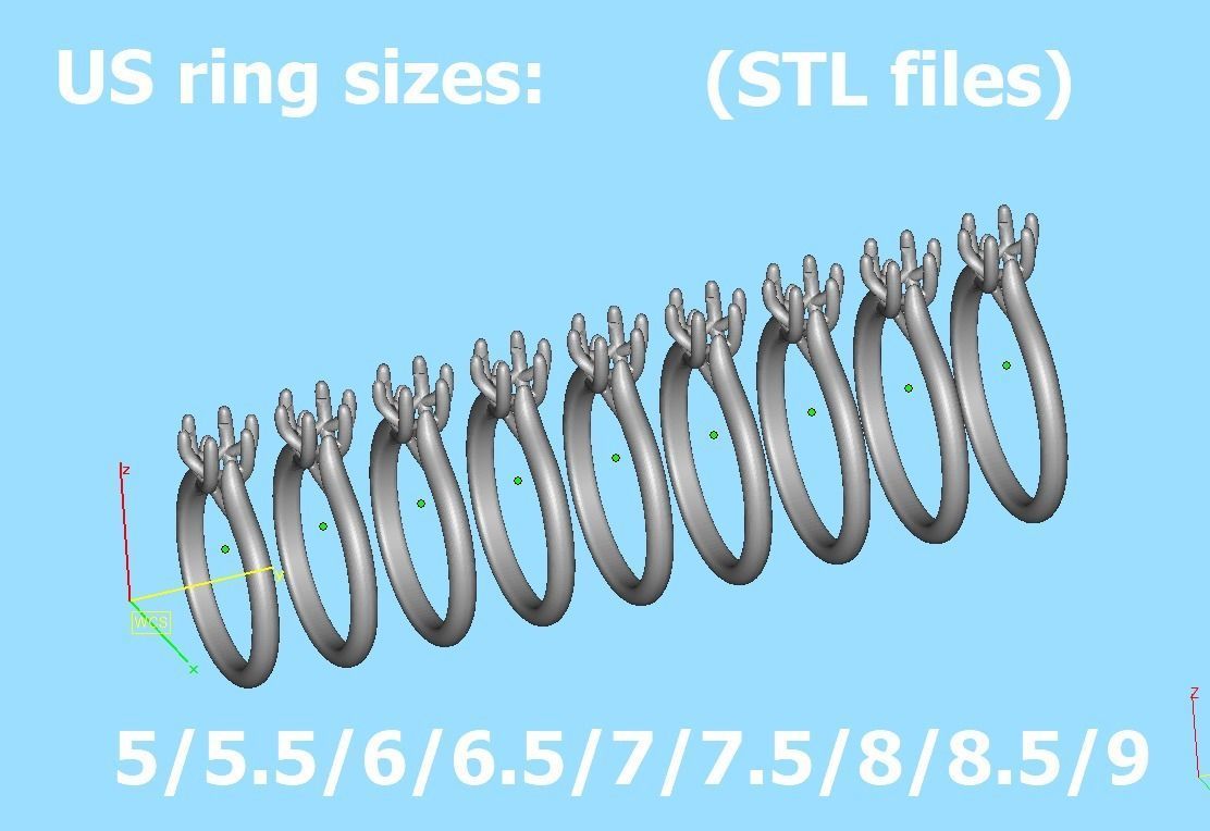 Trellis Solitaire Rings Collection 60 pointer and 1 ct stones  _21