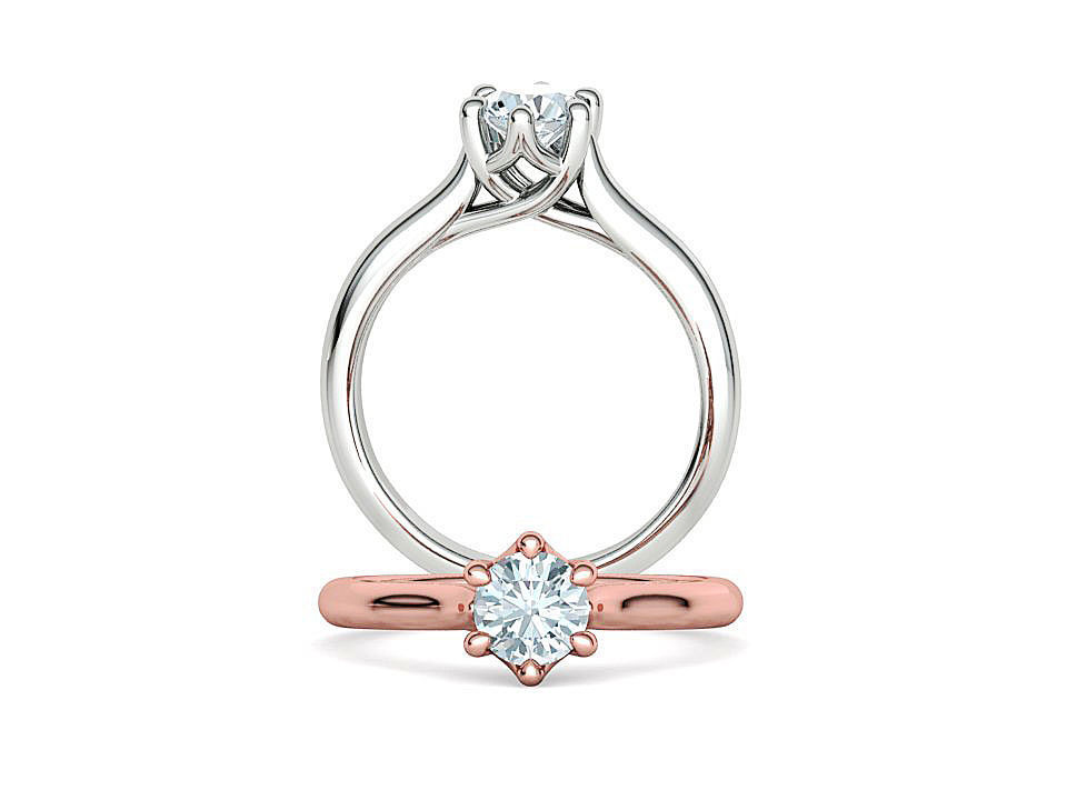 Trellis Solitaire Rings Collection 60 pointer and 1 ct stones  _12