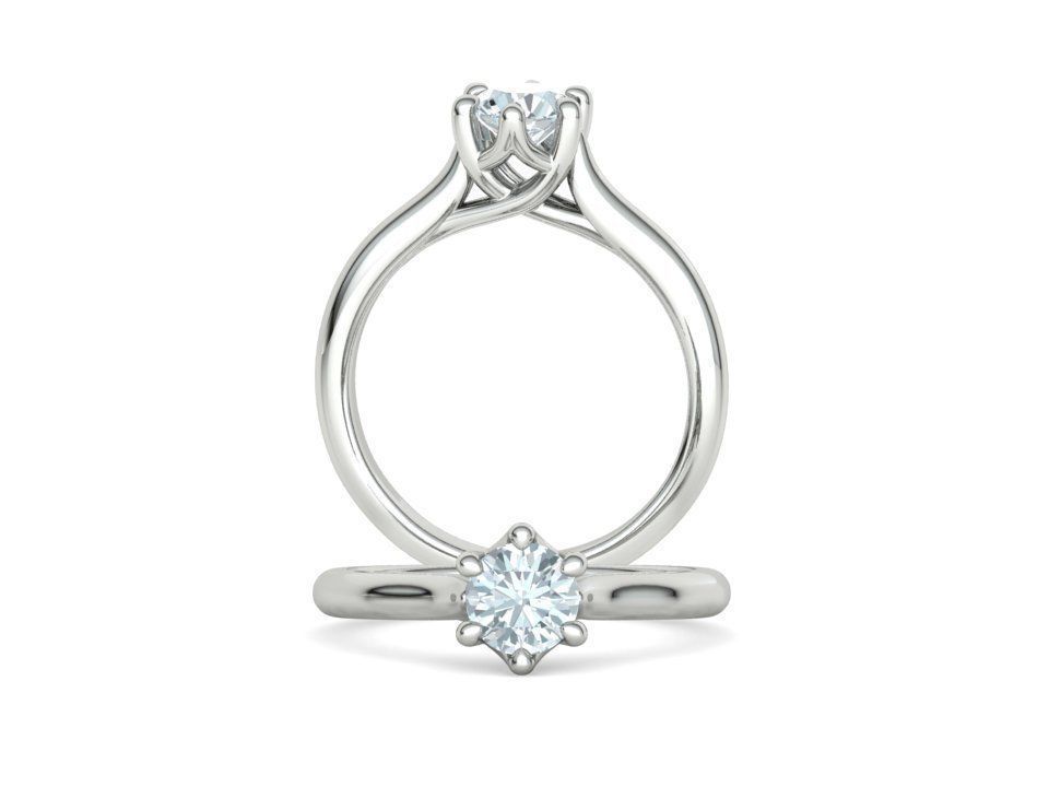 Trellis Solitaire Rings Collection 60 pointer and 1 ct stones  _11