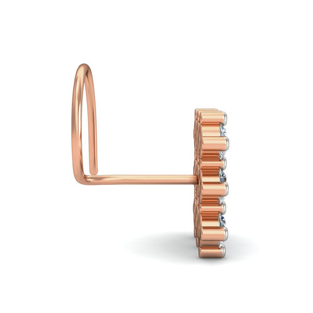 Women nose pin 3dm stl detail 3D print model_7