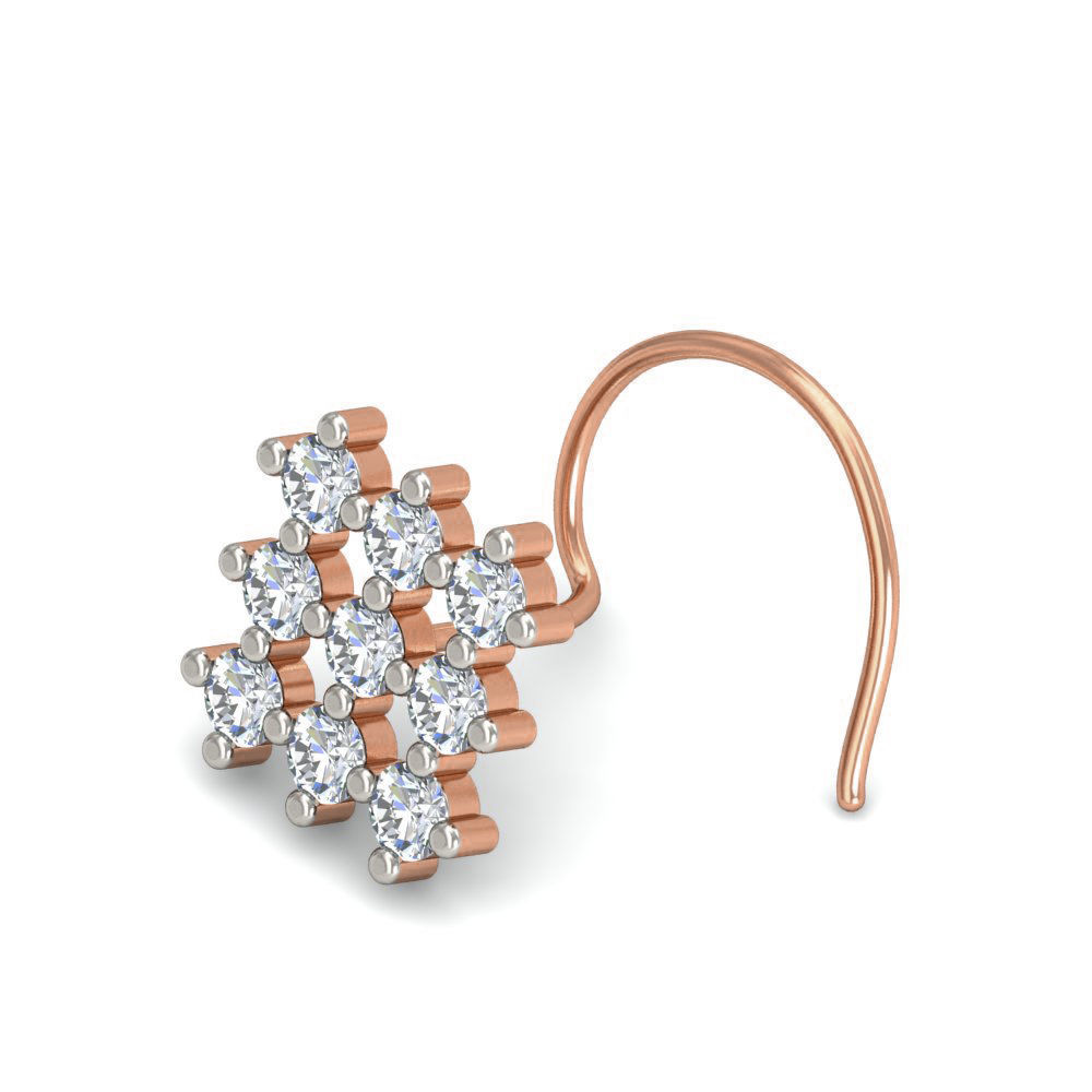 Women nose pin 3dm stl detail 3D print model_11