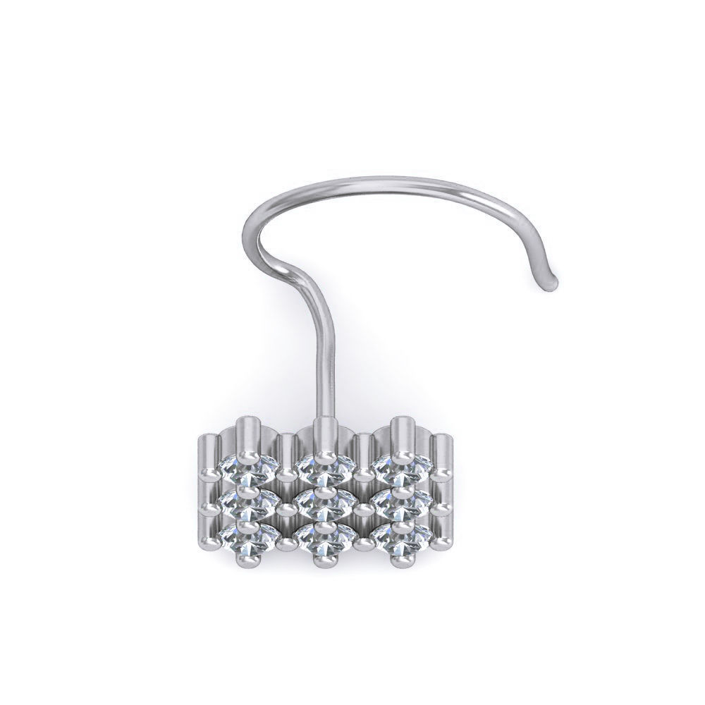 Women nose pin 3dm stl detail 3D print model_14