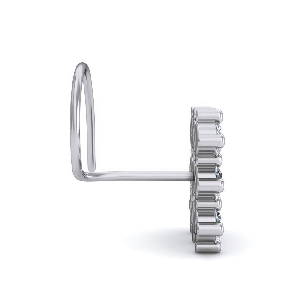 Women nose pin 3dm stl detail 3D print model_6