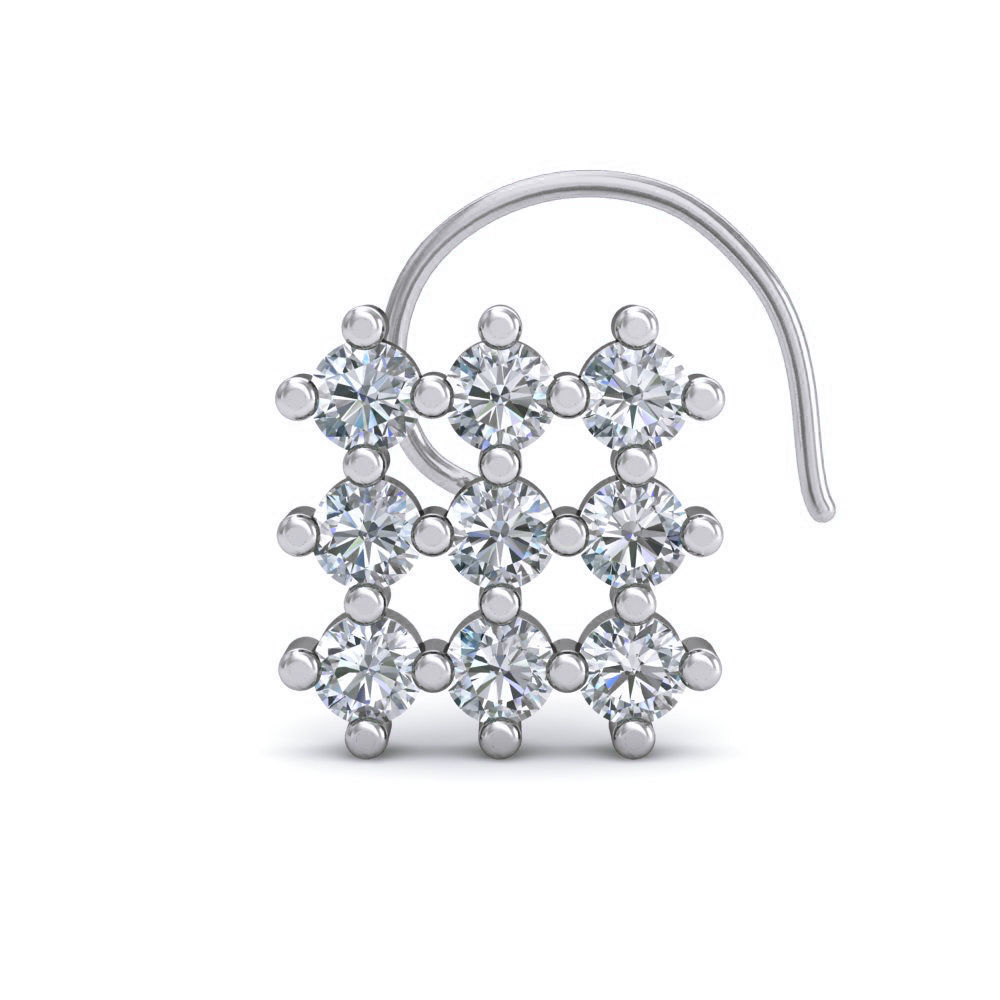 Women nose pin 3dm stl detail 3D print model_3