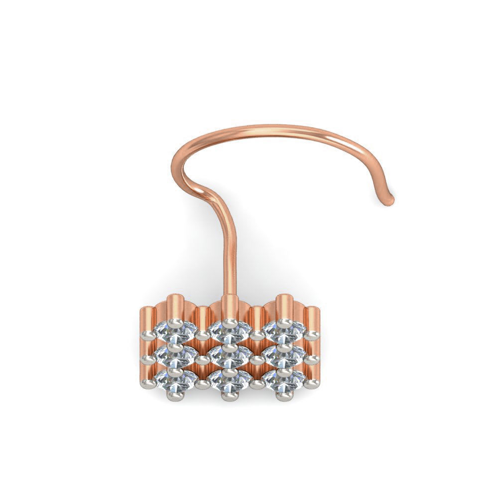 Women nose pin 3dm stl detail 3D print model_15