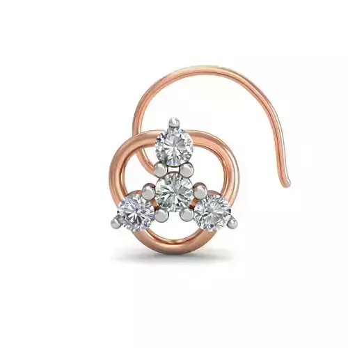 Women nose pin 3dm stl detail 3D print model