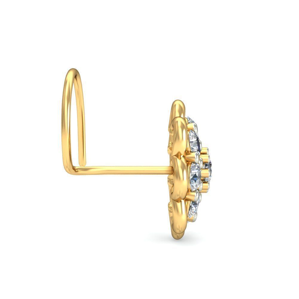 Women nose pin 3dm stl detail 3D print model_7