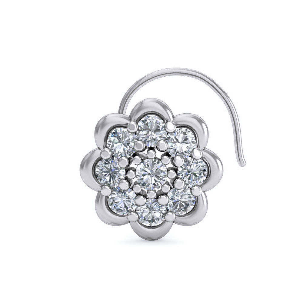 Women nose pin 3dm stl detail 3D print model_2