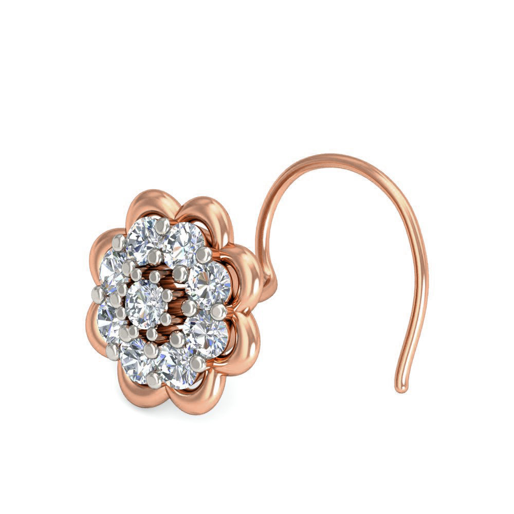 Women nose pin 3dm stl detail 3D print model_11