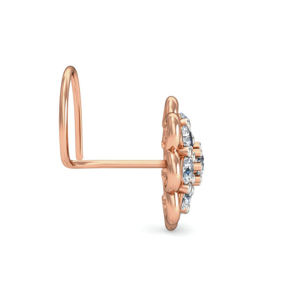 Women nose pin 3dm stl detail 3D print model_6