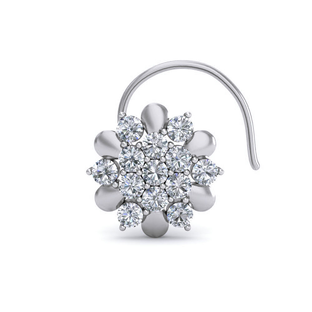 Women nose pin 3dm stl detail 3D print model_3