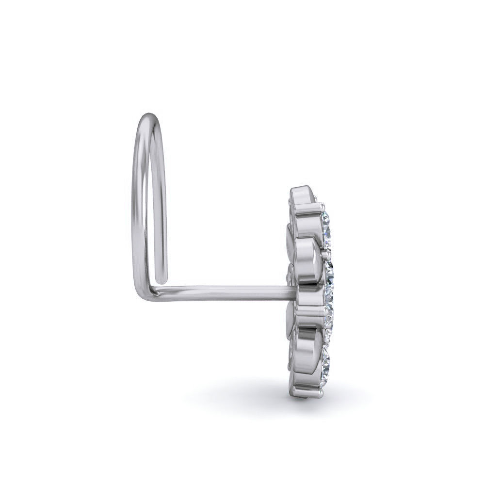 Women nose pin 3dm stl detail 3D print model_5