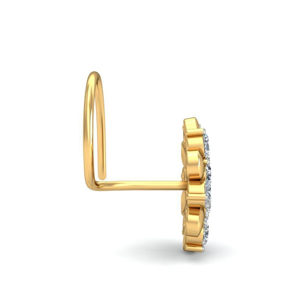 Women nose pin 3dm stl detail 3D print model_4