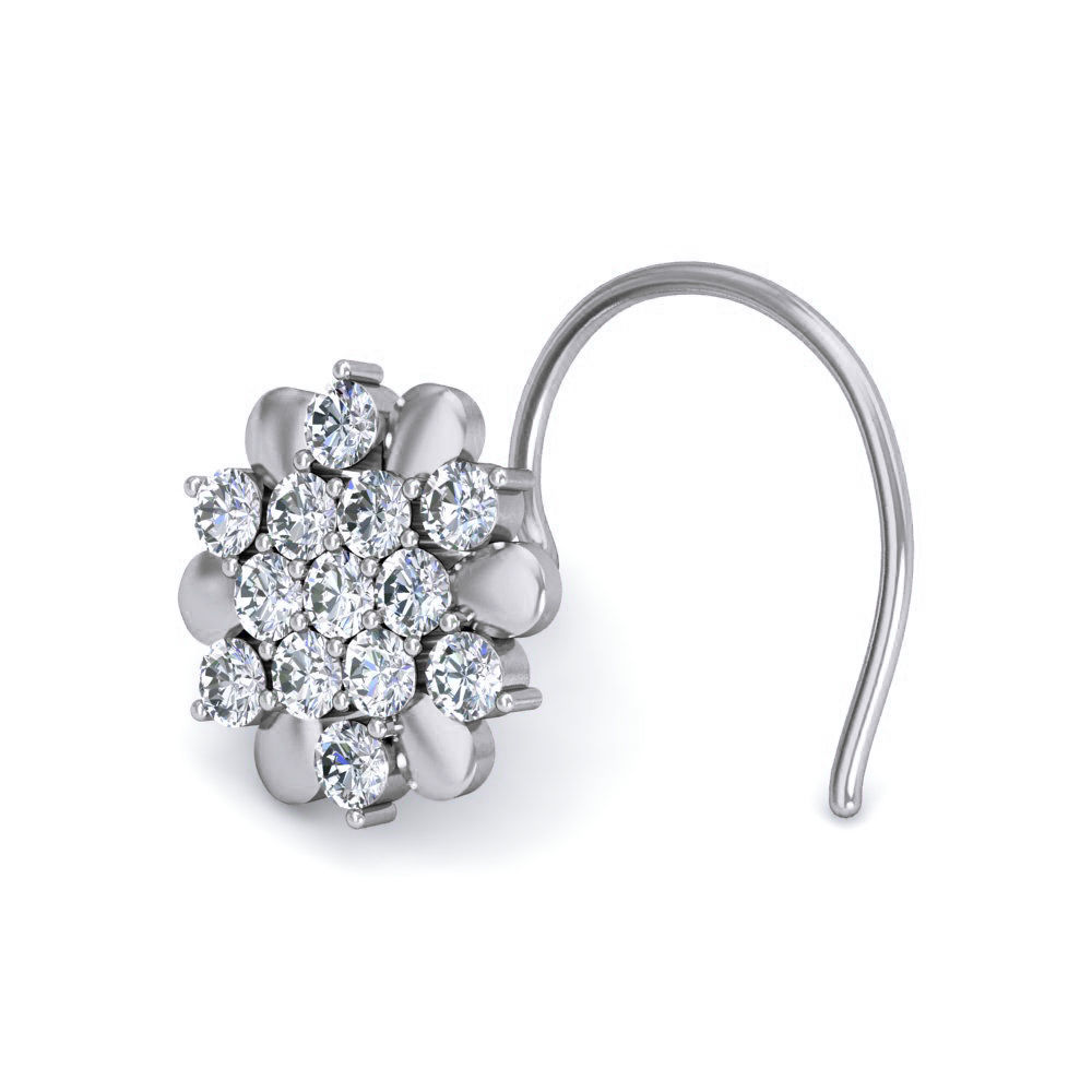 Women nose pin 3dm stl detail 3D print model_10