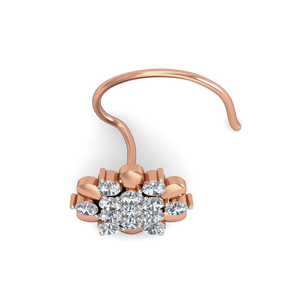 Women nose pin 3dm stl detail 3D print model_15