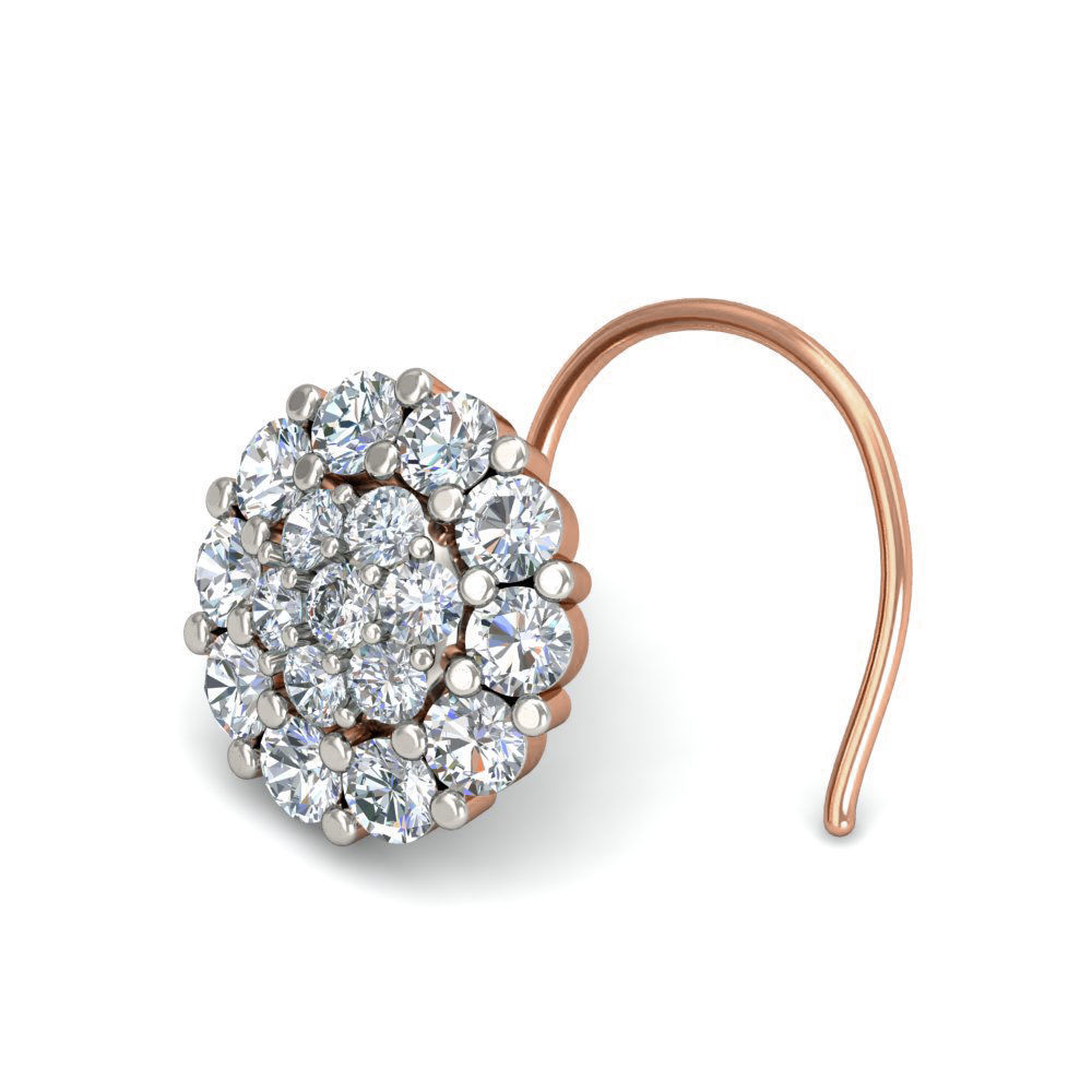 Women nose pin 3dm stl detail 3D print model_11