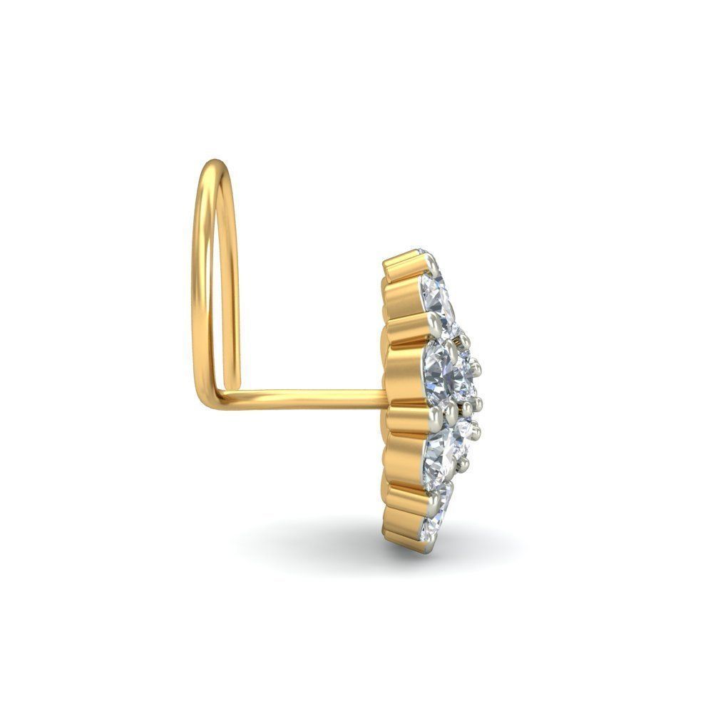 Women nose pin 3dm stl detail 3D print model_6