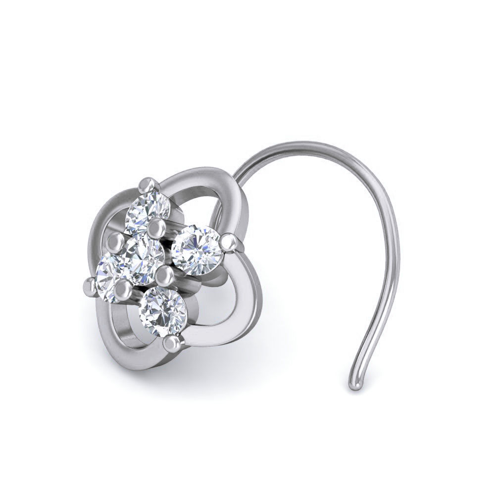 Women nose pin 3dm stl detail 3D print model_9