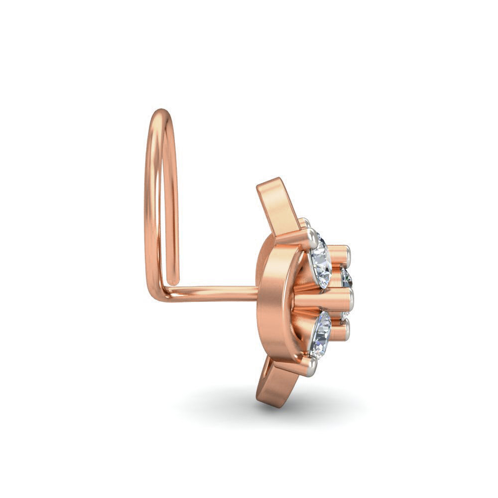 Women nose pin 3dm stl detail 3D print model_7