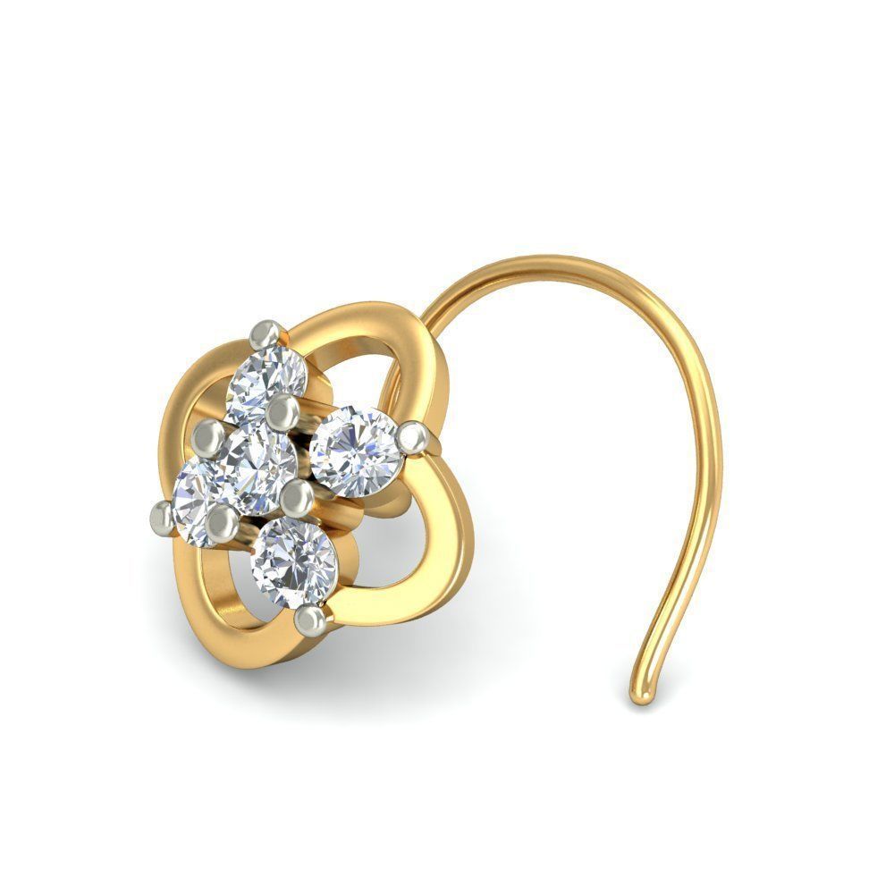 Women nose pin 3dm stl detail 3D print model_8