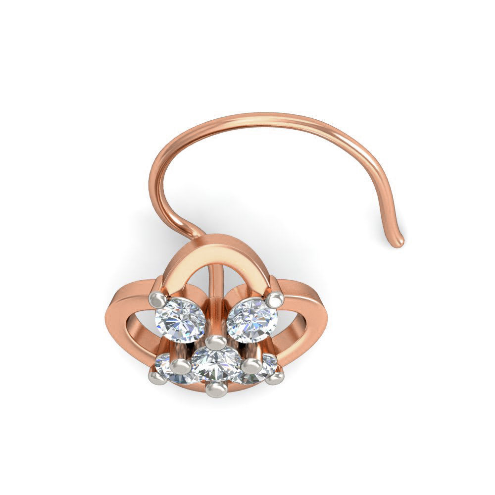 Women nose pin 3dm stl detail 3D print model_13