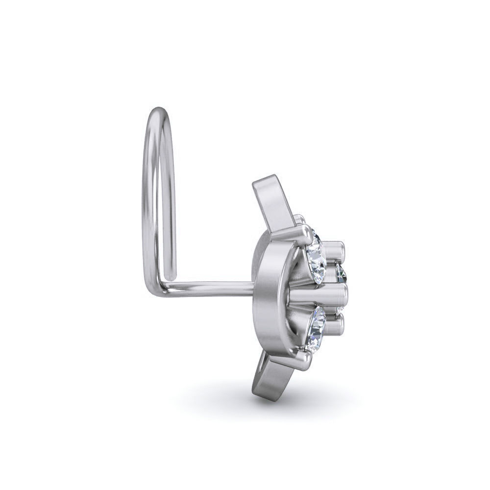 Women nose pin 3dm stl detail 3D print model_4