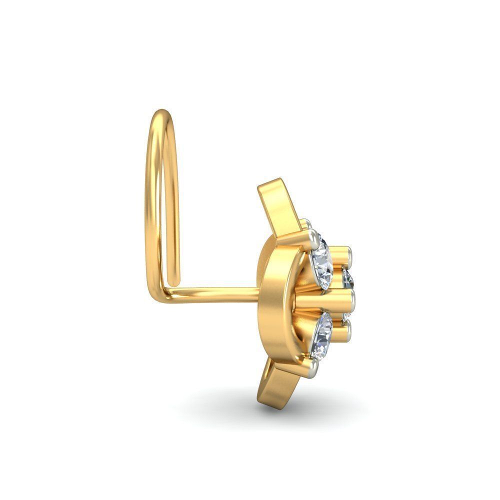 Women nose pin 3dm stl detail 3D print model_6