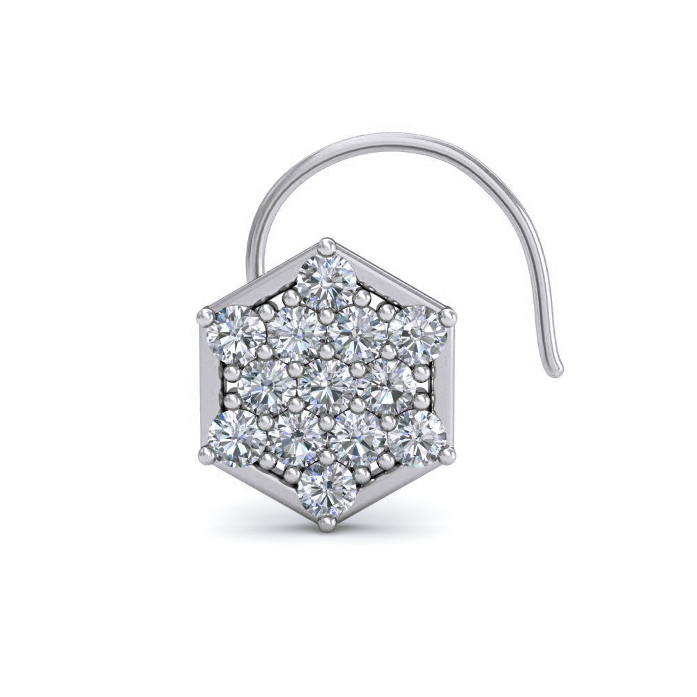 Women nose pin 3dm stl detail 3D print model_2