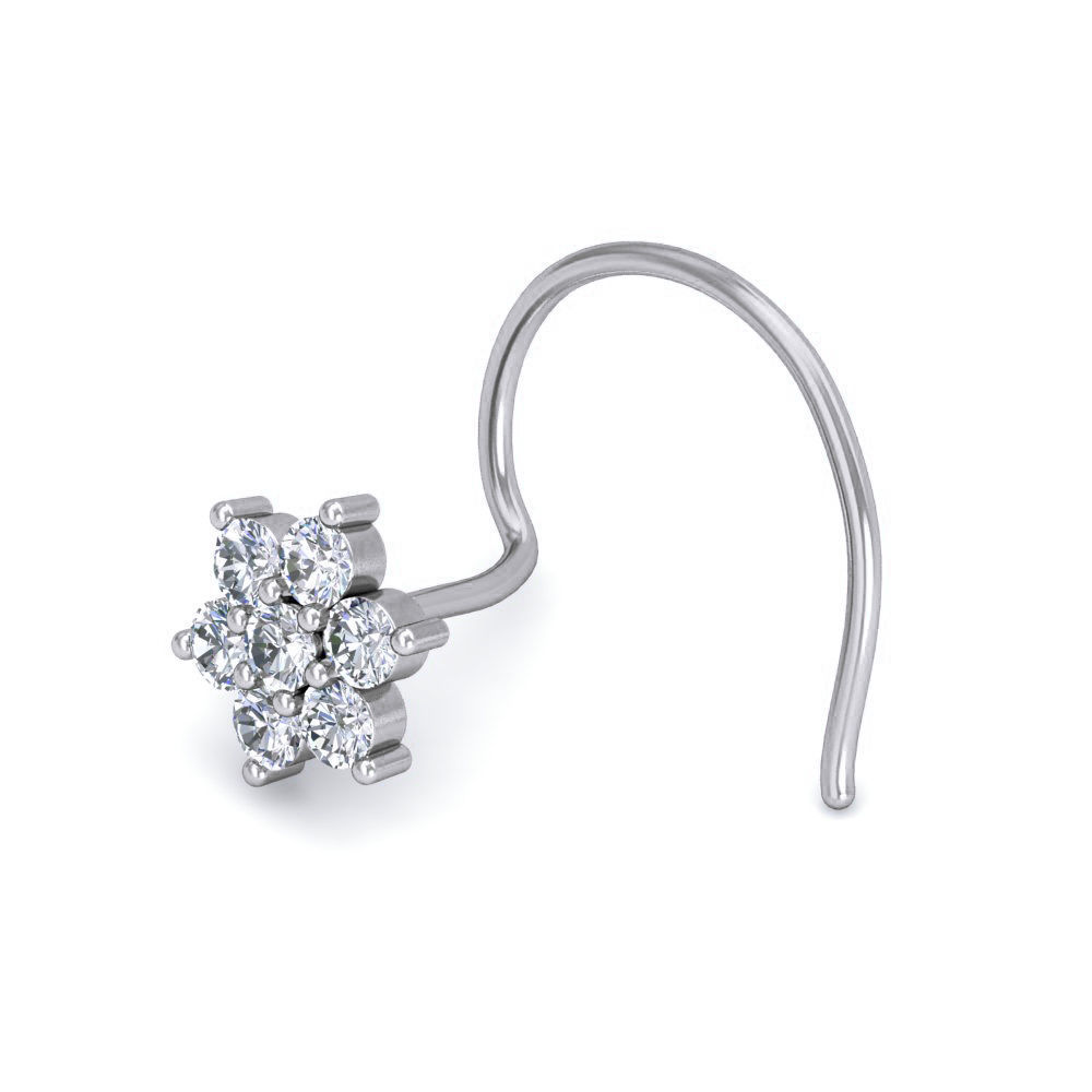 Women nose pin 3dm stl detail 3D print model_11