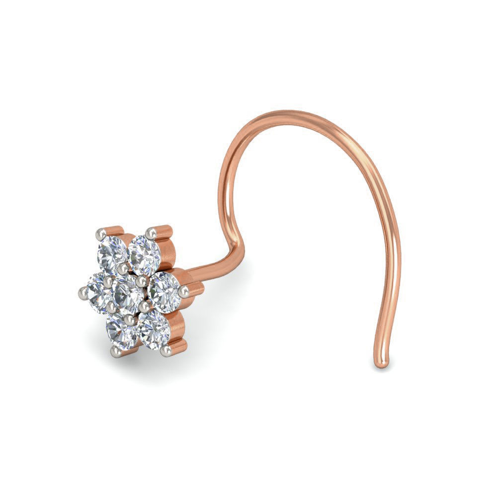 Women nose pin 3dm stl detail 3D print model_9