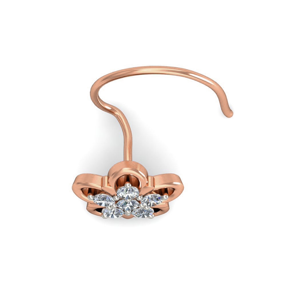 Women nose pin 3dm stl detail 3D print model_14