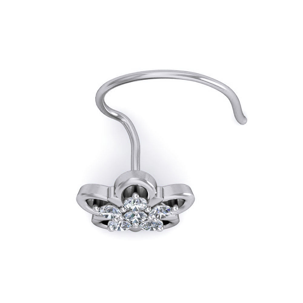 Women nose pin 3dm stl detail 3D print model_12