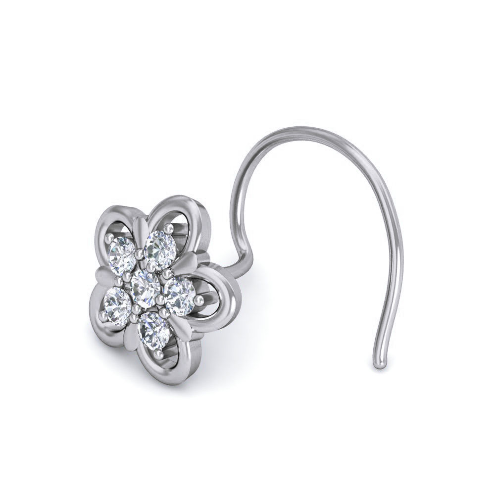 Women nose pin 3dm stl detail 3D print model_10