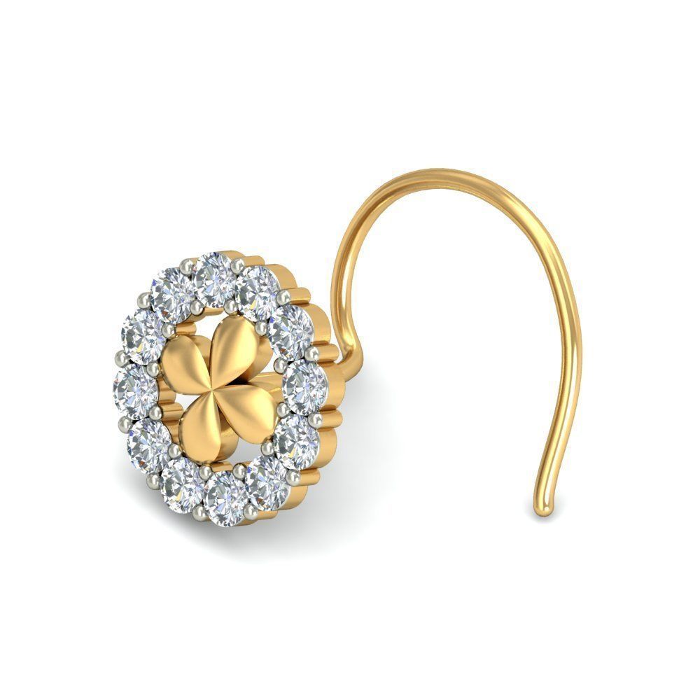 Women nose pin 3dm stl detail 3D print model_11