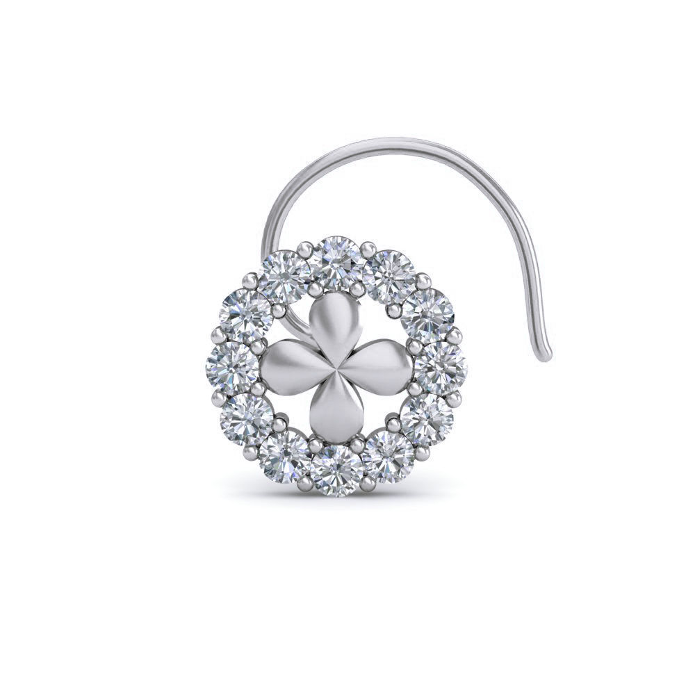 Women nose pin 3dm stl detail 3D print model_3