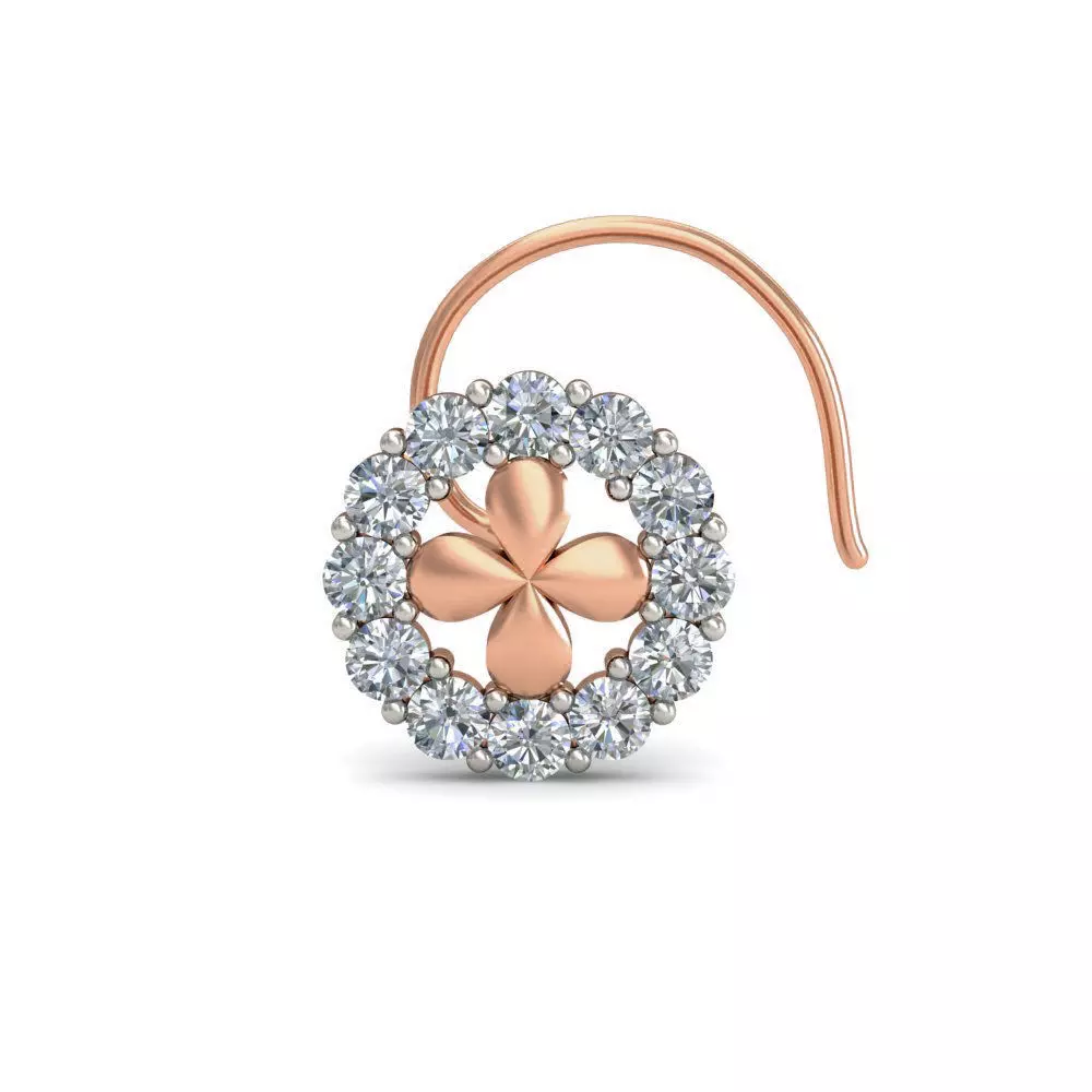 Women nose pin 3dm stl detail 3D print model_0