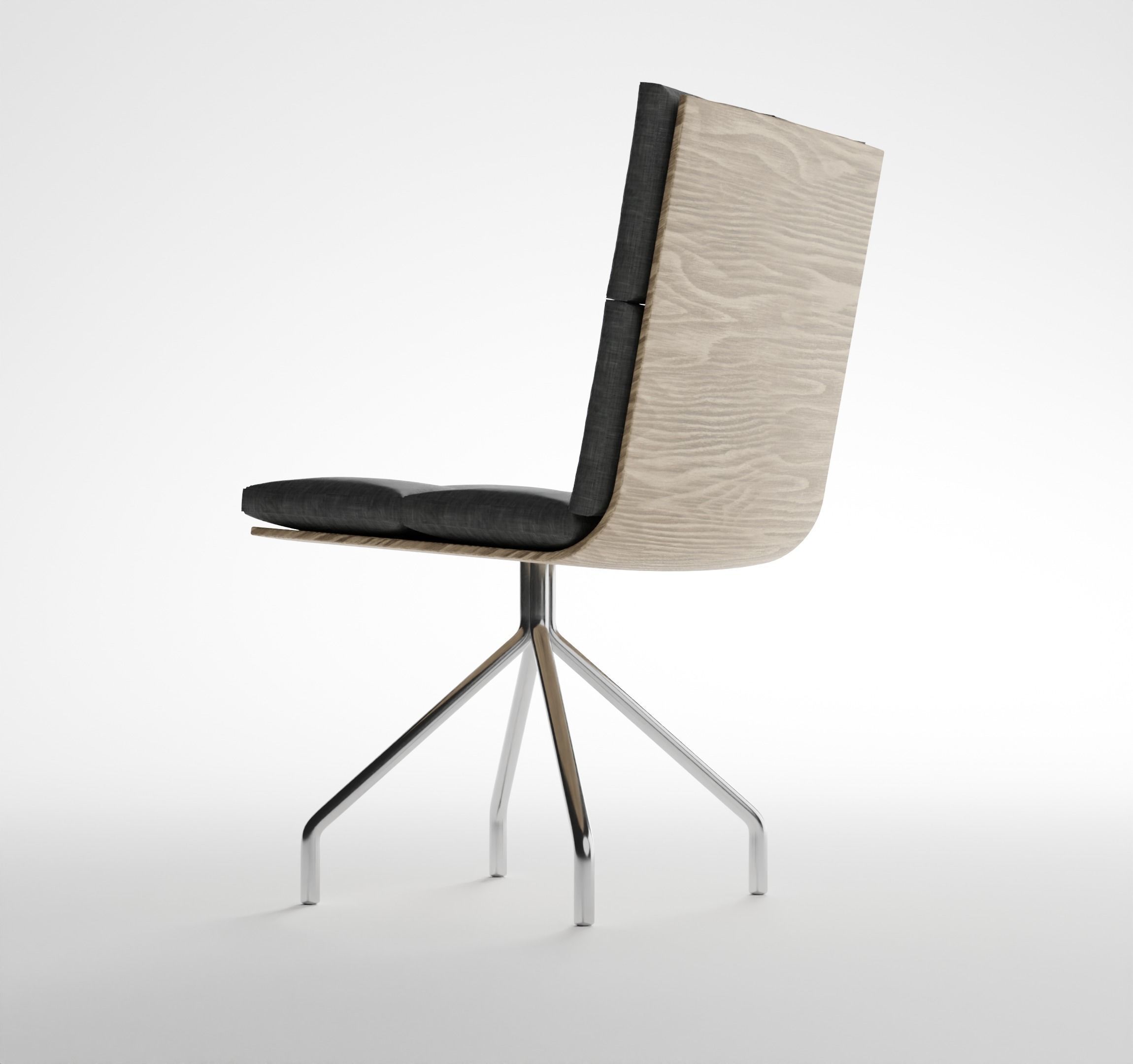 Modern Pillow Chair 3D model_3