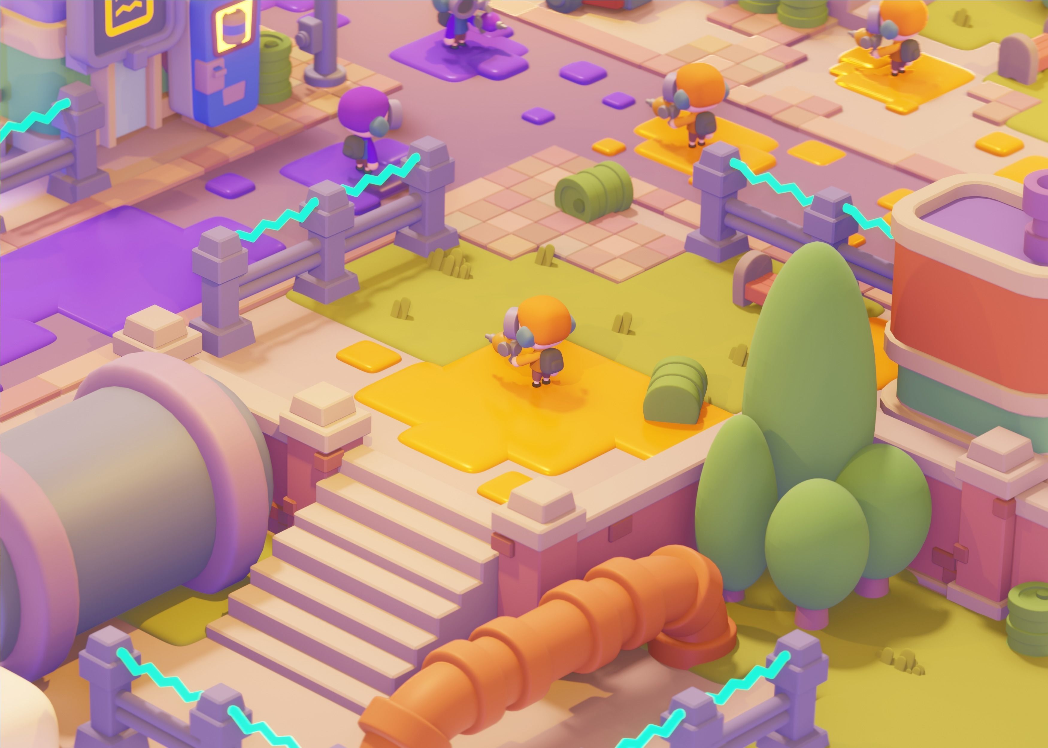 Nature - Tree Pack 02 Stylized 3D 3D model_12