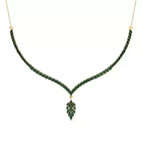 Women necklace 3dm stl render detail